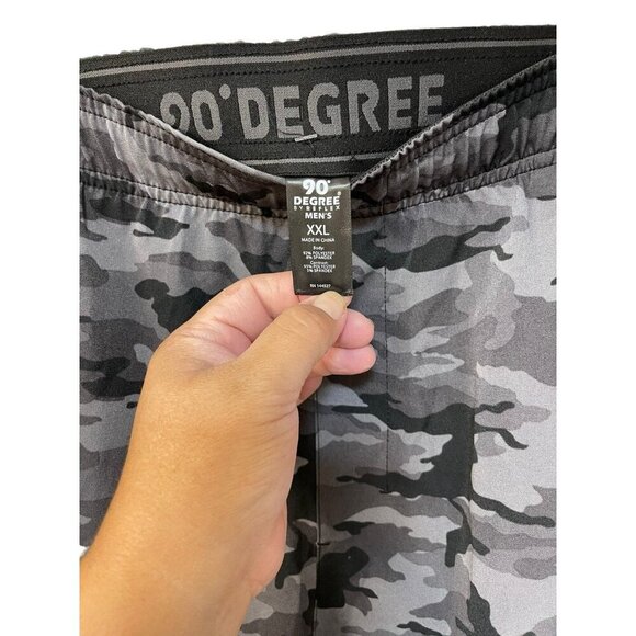 NEW 90 Degree by Reflex Camo Active Shorts Tech Wicking Stretch Pullon Size XXL - Picture 5 of 7